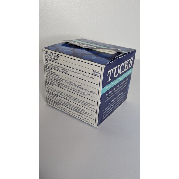 TUCKS Medicated Cooling Pads – Pads with Witch Hazel, 100 Count (Pack Of 1) - Picture 5 of 5